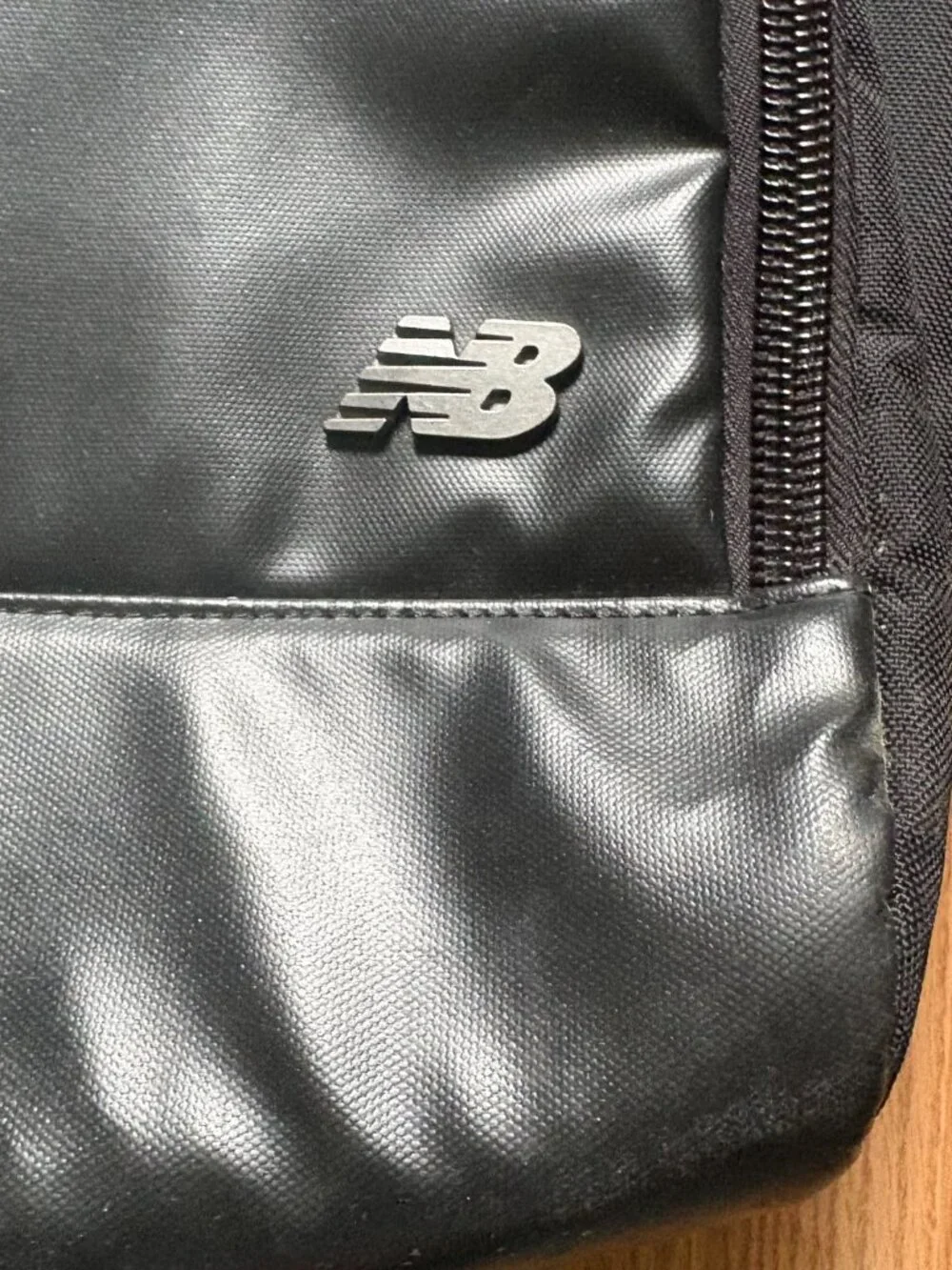New Balance Flight Bag Fold-Top Roll-Top Backpack Black 24L